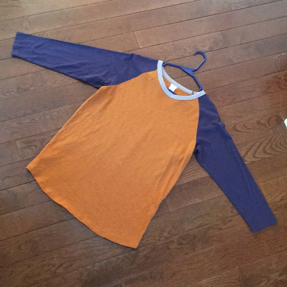 J crew raglan baseball tee